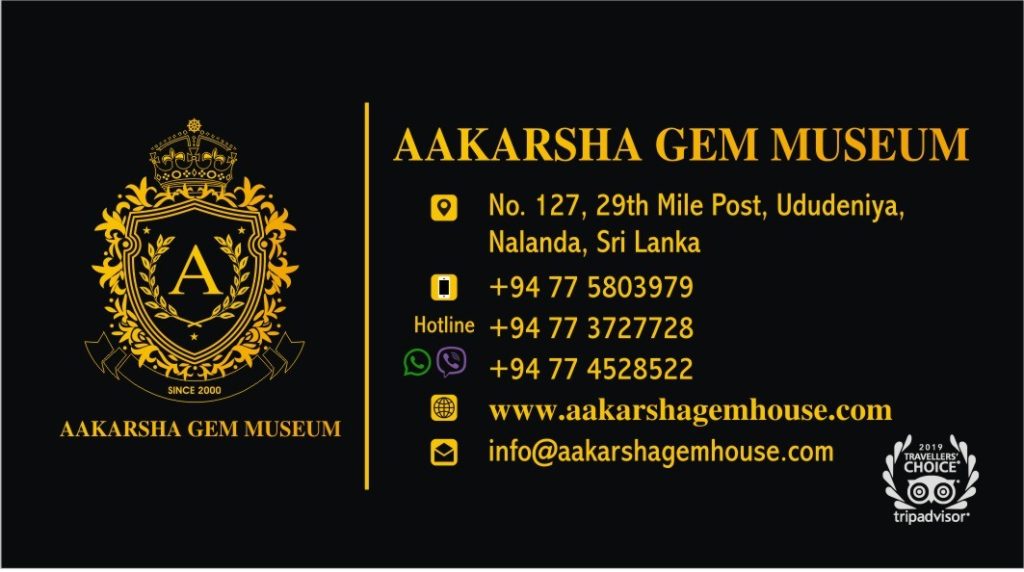 Aakarsha Gem House Business Card